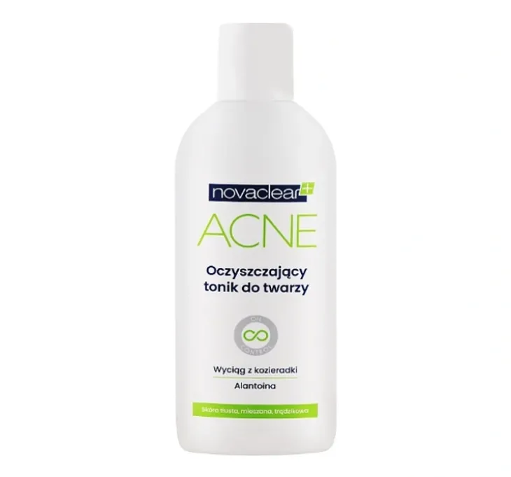 Novaclear Acne oczyszczający tonik do mycia twarzy 150 ml