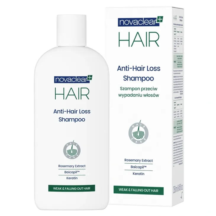Novaclear Hair szampon przeciw wypadaniu włosów 250 ml