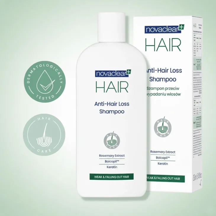 Novaclear Hair szampon przeciw wypadaniu włosów 250 ml