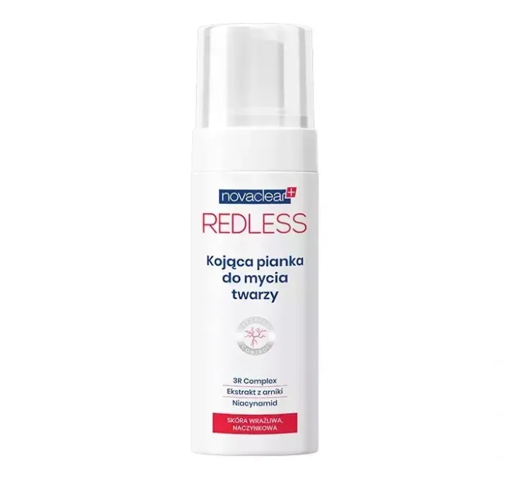 Novaclear Redless kojąca pianka do mycia twarzy 100 ml