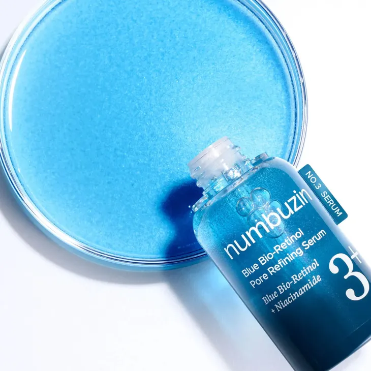 Numbuzin No.3+ Blue Bio-Retinol Pore Refining Serum regenerujące serum do twarzy z bioretinolem 30 ml