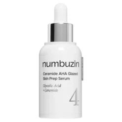 Numbuzin No.4 Ceramide AHA Glazed Skin Prep Serum mleczne serum złuszczające z AHA, PHA i ceramidami 30 ml