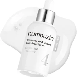 Numbuzin No.4 Ceramide AHA Glazed Skin Prep Serum mleczne serum złuszczające z AHA, PHA i ceramidami 30 ml