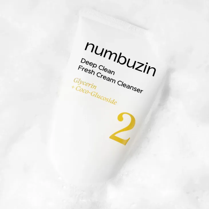 Numbuzin No.2 Deep Clean Fresh Cream Cleanser głęboko oczyszczający kremowy żel do twarzy 120 ml