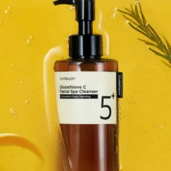Numbuzin No. 5+ Glutathione C Facial Spa Cleanser oczyszczający olejek do demakijażu z witaminą C 200 ml