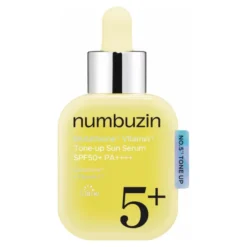 Numbuzin No.5+ Glutathione Vitamin Tone-up Sun Serum SPF50+ PA++++ lekkie serum przeciwsłoneczne z glutationem 30 g