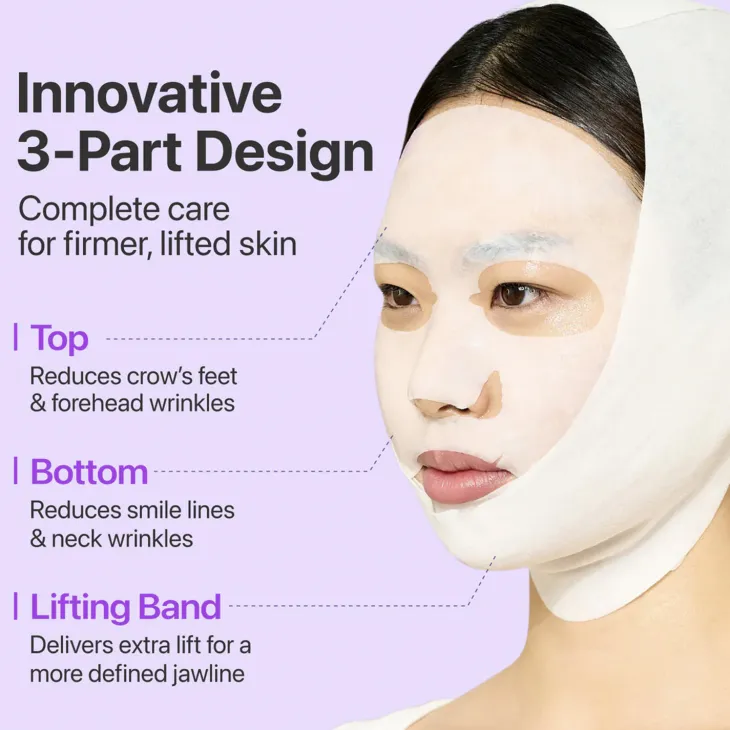 Numbuzin No.9 NAD Bio Lifting Full Cover Facial Mask Set odmładzająca maseczka do twarzy 4 x 48 ml