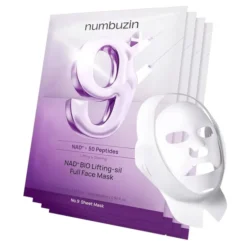 Numbuzin No.9 NAD Bio Lifting Full Cover Facial Mask Set odmładzająca maseczka do twarzy 4 x 48 ml