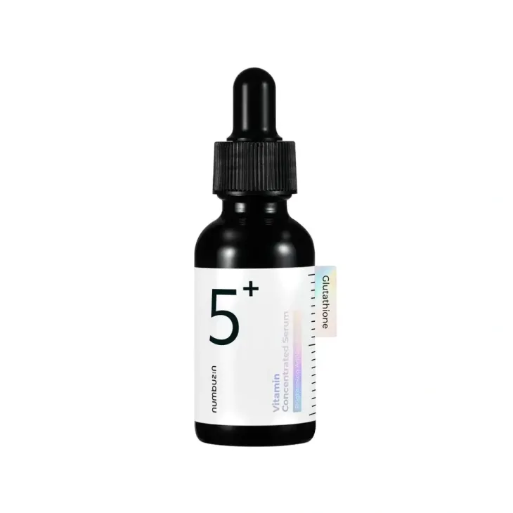 Numbuzin No.5+ Vitamin Concentrated Serum rozjaśniające serum do twarzy 30 ml