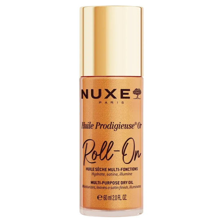 Nuxe Prodigieuse Or Roll-On wielofunkcyjny suchy olejek do pielęgnacji twarzy, ciała i włosów 60 ml