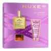 Nuxe The Iconics zestaw prezentowy olejek 50 ml + szampon 50 ml + balsam do ust 15 ml