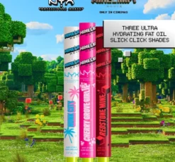 NYX Professional Makeup × A Minecraft Moviebalsam do ust w sztyfcie 02 Cherry Grove Girlie 2 g