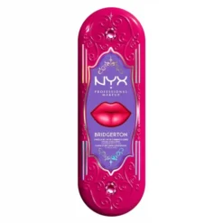 NYX Professional Makeup Bridgerton Royal Treasures Lip Kit 05 zestaw do makijażu ust błyszczyk Royal Butter Gloss Cherry Courtship 8 ml + konturówka Royal Lip Liner Berry of the Ball 0,33 g