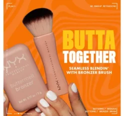 NYX Professional Makeup Buttermelt bronzer do twarzy w kompakcie 02 All Buttad Up 5 g