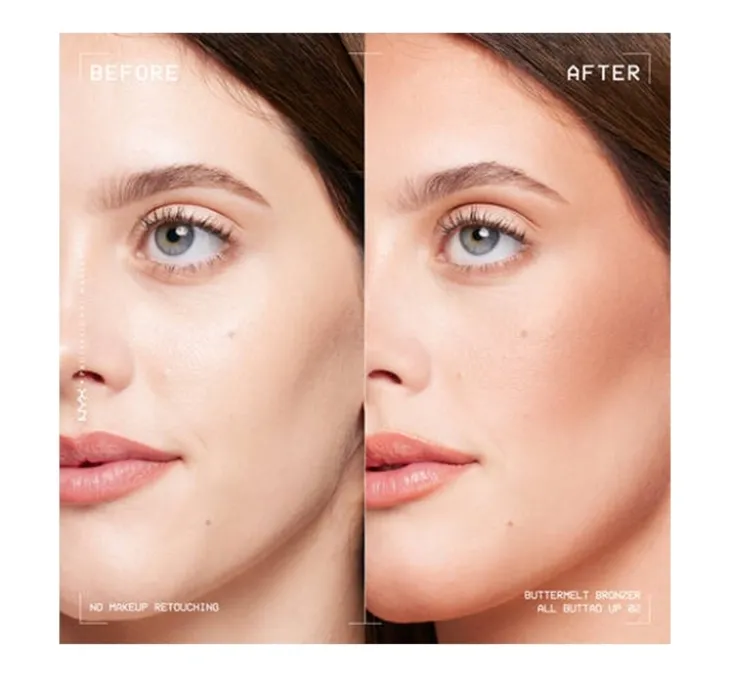 NYX Professional Makeup Buttermelt bronzer do twarzy w kompakcie 02 All Buttad Up 5 g