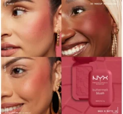 NYX Professional Makeup Buttermelt róż do policzków w kompakcie 10 Back And Butta 5 g