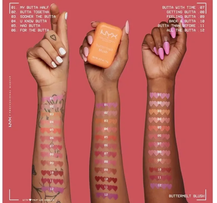 NYX Professional Makeup Buttermelt róż do policzków w kompakcie 08 Getting Butta 5 g