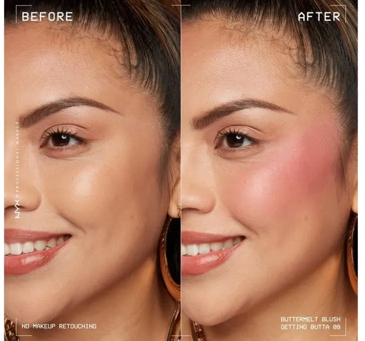 NYX Professional Makeup Buttermelt róż do policzków w kompakcie 08 Getting Butta 5 g