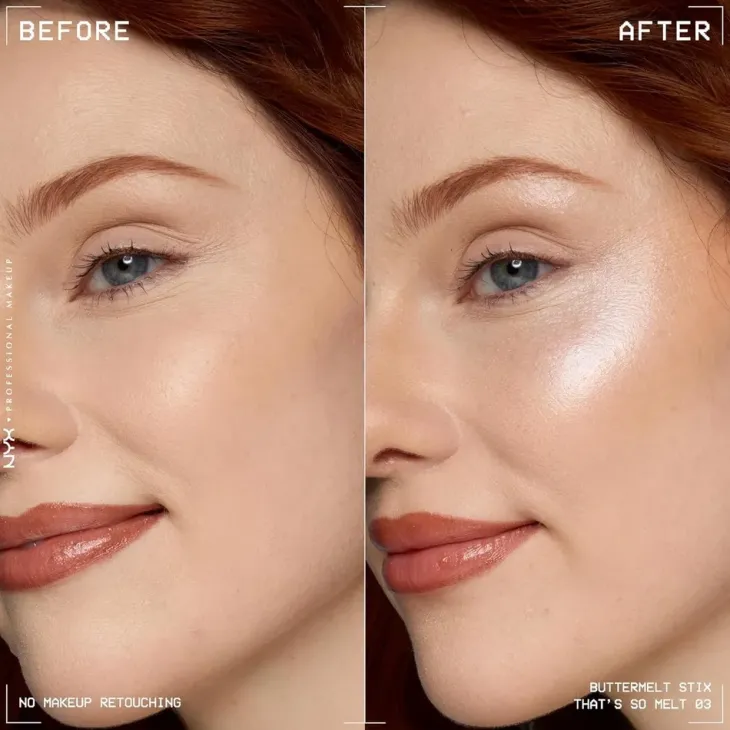 NYX Professional Makeup Buttermelt Stix kremowy rozświetlacz w sztyfcie 03 That's So Melt 5 g