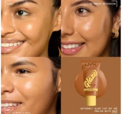 NYX Professional Makeup Buttermelt Glaze podkład w kremie SPF30 06 Praline Butta 30 ml
