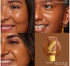 NYX Professional Makeup Buttermelt Glaze podkład w kremie SPF30 07 Toffee Butta 30 ml