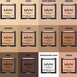 NYX Professional Makeup Can't Stop Won't Stop puder matujący 01 Fair 6 g