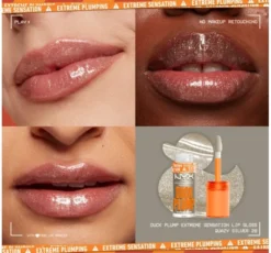 NYX Professional Makeup Duck Plump powiększający błyszczyk do ust 20 Quazy Silver 7 ml