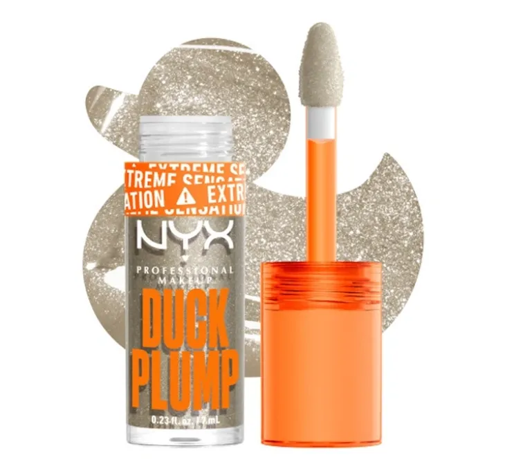 NYX Professional Makeup Duck Plump powiększający błyszczyk do ust 20 Quazy Silver 7 ml