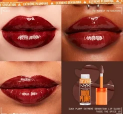 NYX Professional Makeup Duck Plump powiększający błyszczyk do ust 15 Twice the Spice 6,8 ml