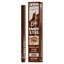 NYX Professional Makeup Epic Inky Stix wodoodporny kremowo-żelowy eyeliner w formie kredki do oczu o matowym wykończeniu 02 Ember Energy 0,1 g