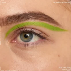 NYX Professional Makeup Epic Inky Stix wodoodporny kremowo-żelowy eyeliner w formie kredki do oczu o matowym wykończeniu 13 On-Lime 0,1 g