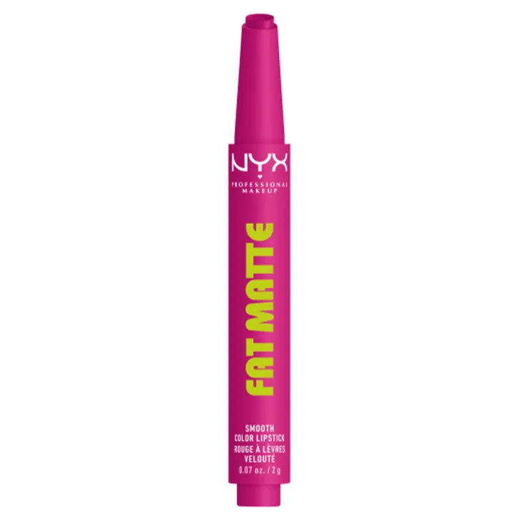 NYX Professional Makeup Fat Matte matowa pomadka do ust 13 Fluffy Fuchsia 2 g