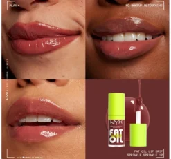 NYX Professional Makeup Fat Oil Lip Drip błyszczyk do ust 12 Sprinkle Sprinkle 4,8 ml