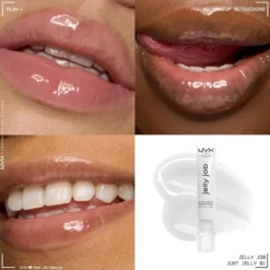 NYX Professional Makeup Jelly Job błyszczyk do ust o szklanym połysku 01 Just Jelly 7,5 ml