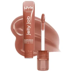NYX Professional Makeup Jelly Job błyszczyk do ust o szklanym połysku 04 Toast n' Jelly 7,5 ml