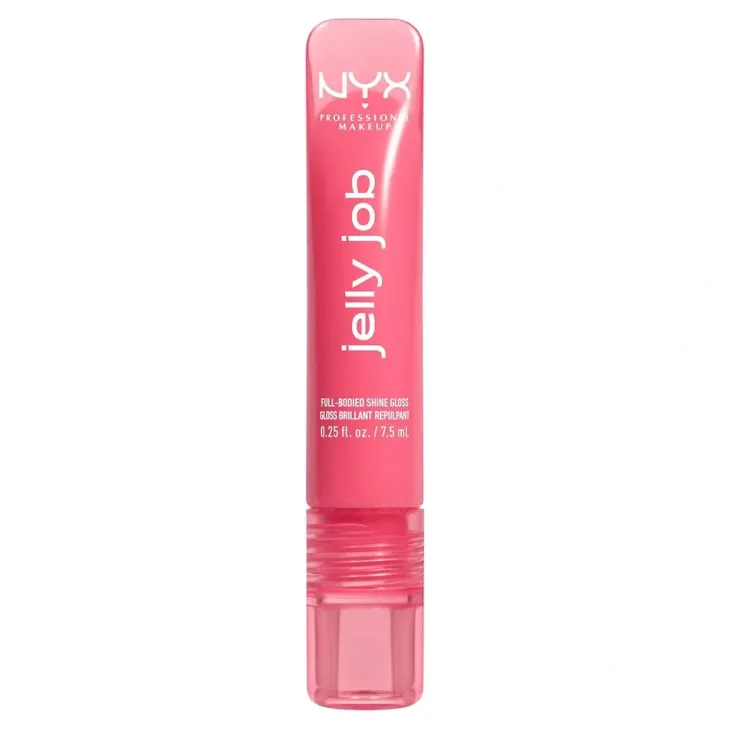 NYX Professional Makeup Jelly Job błyszczyk do ust o szklanym połysku 07 Jelly Blushin 7,5 ml