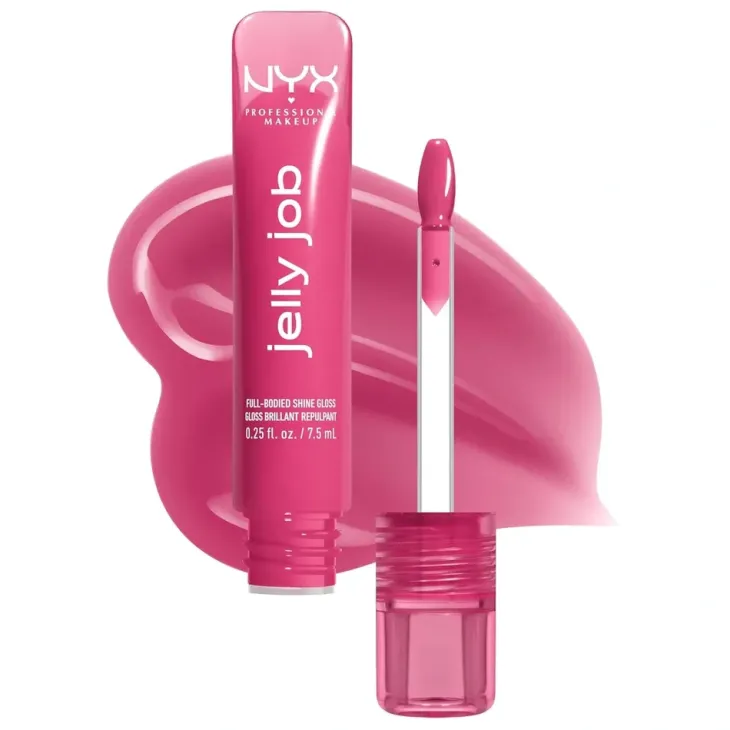 NYX Professional Makeup Jelly Job błyszczyk do ust o szklanym połysku 09 Jelly Jammin 7,5 ml
