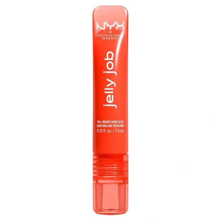 NYX Professional Makeup Jelly Job błyszczyk do ust o szklanym połysku 13 Orange Ya Jelly 7,5 ml