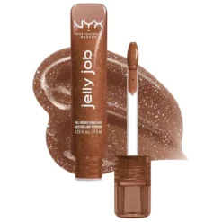 NYX Professional Makeup Jelly Job błyszczyk do ust o szklanym połysku 15 Bling Me Jelly 7,5 ml