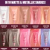 NYX Professional Makeup Lid Lingerie Matte matowy cień w płynie 06 Mocha Mesh 6 ml
