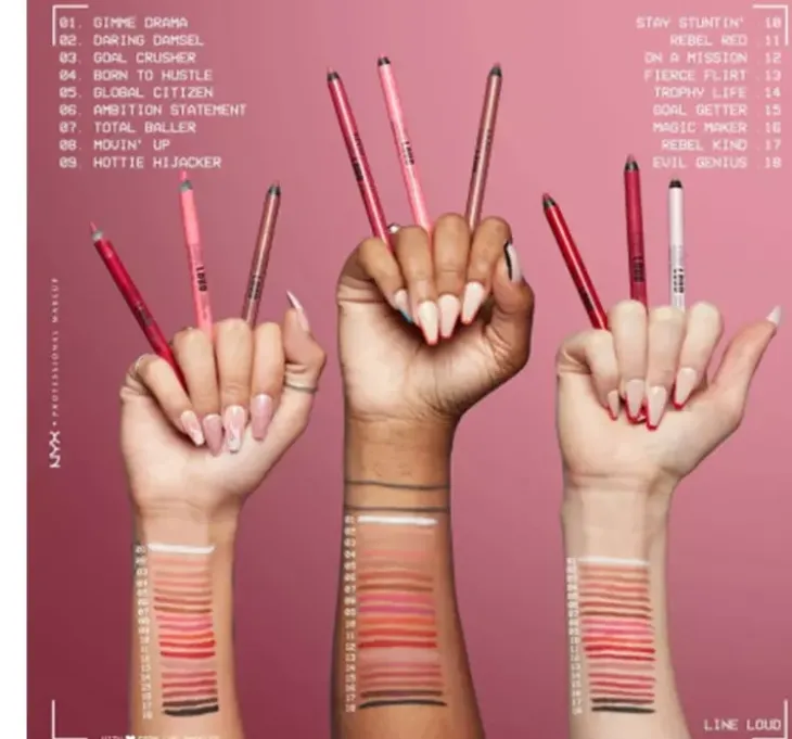 NYX Professional Makeup Line Loud Lip Pencil konturówka do ust 04 Born to Hustle 1,2 g