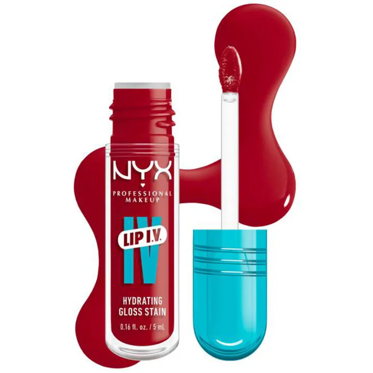 NYX Professional Makeup Lip IV Hydrating Gloss Serum pigmentujący błyszczyk do ust 22 Cherry Drenched 5 ml