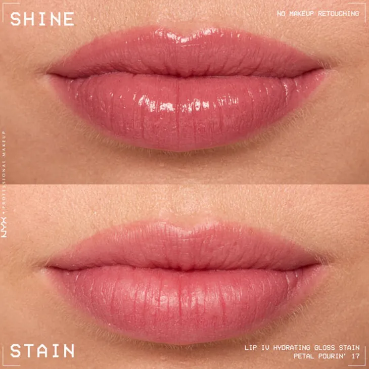 NYX Professional Makeup Lip IV Hydrating Gloss Serum pigmentujący błyszczyk do ust 17 Petal Pourin' 5 ml