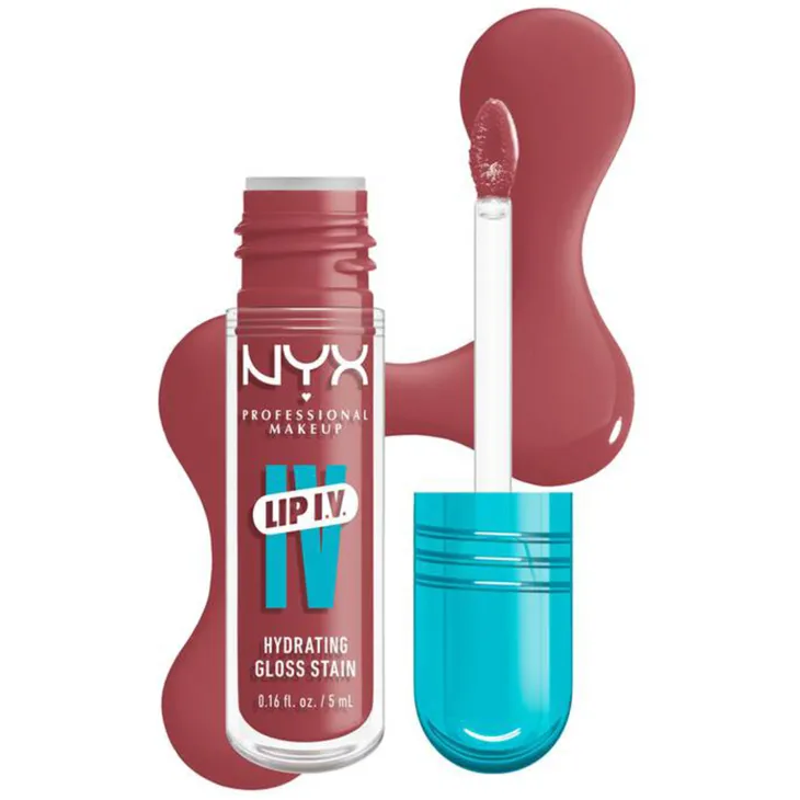 NYX Professional Makeup Lip IV Hydrating Gloss Serum pigmentujący błyszczyk do ust 17 Petal Pourin' 5 ml
