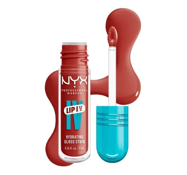 NYX Professional Makeup Lip IV Hydrating Gloss Serum pigmentujący błyszczyk do ust 12 Burst That Tang! 5 ml
