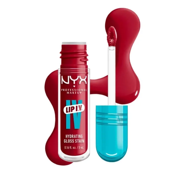 NYX Professional Makeup Lip IV Hydrating Gloss Serum pigmentujący błyszczyk do ust 11 Red-Y. Set. Wet! 5 ml