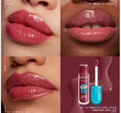 NYX Professional Makeup Lip IV Hydrating Gloss Serum pigmentujący błyszczyk do ust 07 Bubblegum Burst 5 ml
