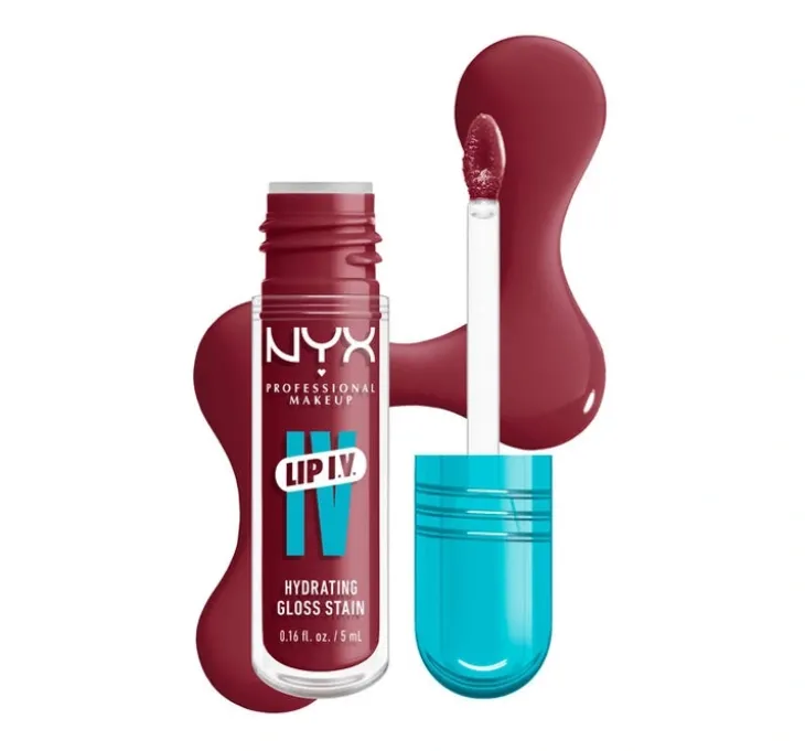 NYX Professional Makeup Lip IV Hydrating Gloss Serum pigmentujący błyszczyk do ust 07 Bubblegum Burst 5 ml