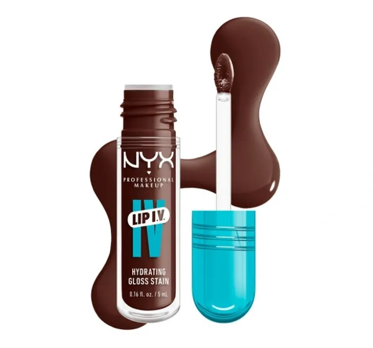 NYX Professional Makeup Lip IV Hydrating Gloss Serum pigmentujący błyszczyk do ust 05 Mocha Me Wet 5 ml