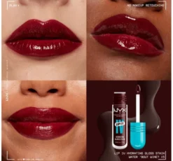 NYX Professional Makeup Lip IV Hydrating Gloss Serum pigmentujący błyszczyk do ust 15 Water 'Bout Wine? 5 ml